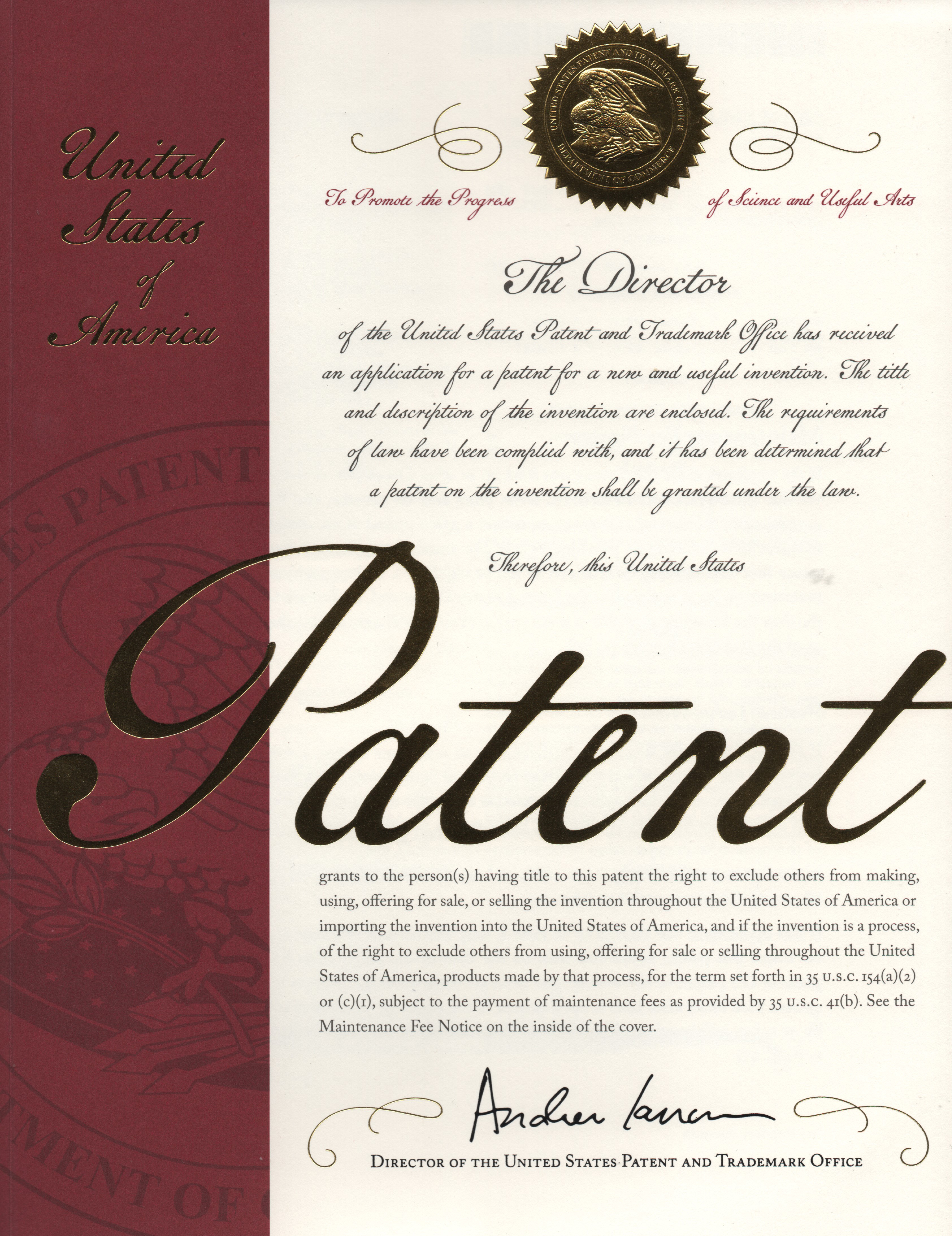 072. Patent No. US 10,702,361